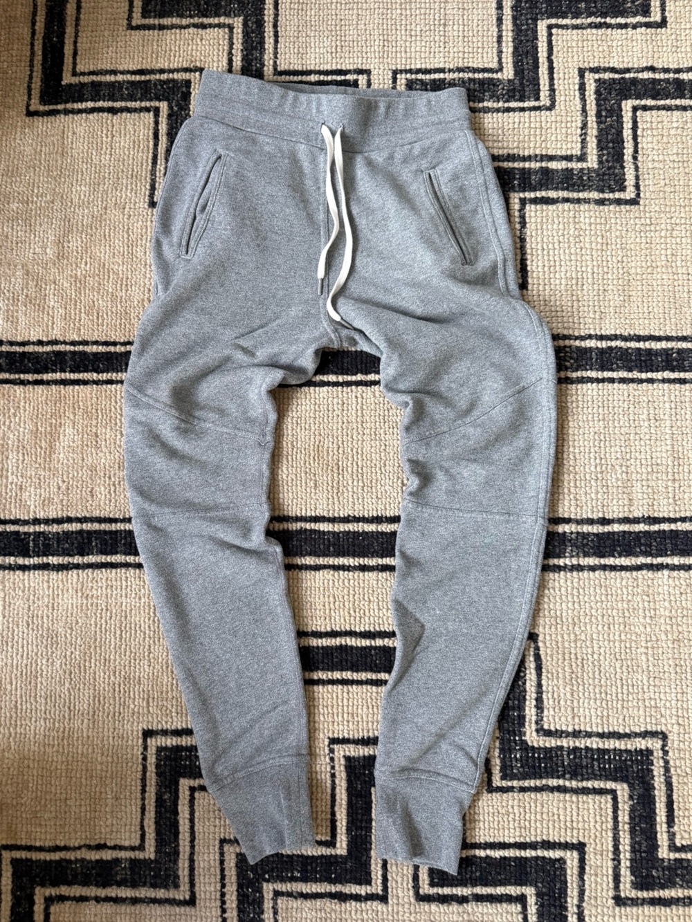 John Elliott Escobar Jogger Sweatpants - Heather Gray Size M